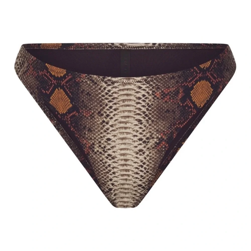 SKIMS Recycled Swim Tank Bikini Set Desert Snake Print XXS*Sold‎ Out*